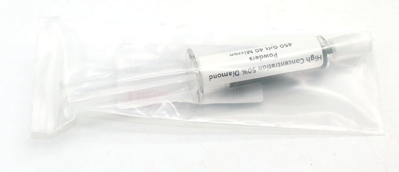 T-MAX 40 Micron 50% Concentration 450 Grit 5 Gram Diamond Lapping Paste Polishing Compound Syringes Medium Fast Lapping for Jewelry, Metal, Ring, Gemstone, Glass, Coin - Image 3